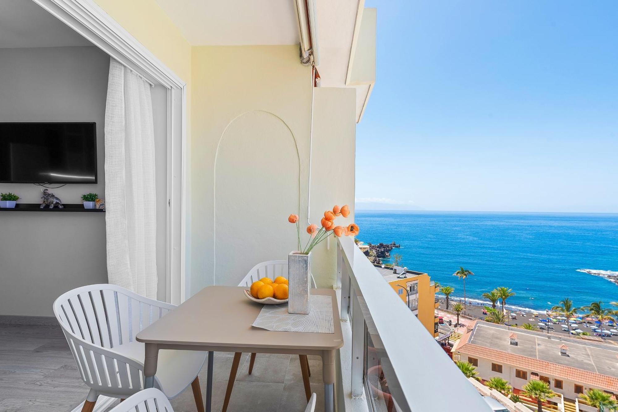 Ocean View Arenas Negras, Newly Renovated Apartment Puerto de Santiago  Exterior foto